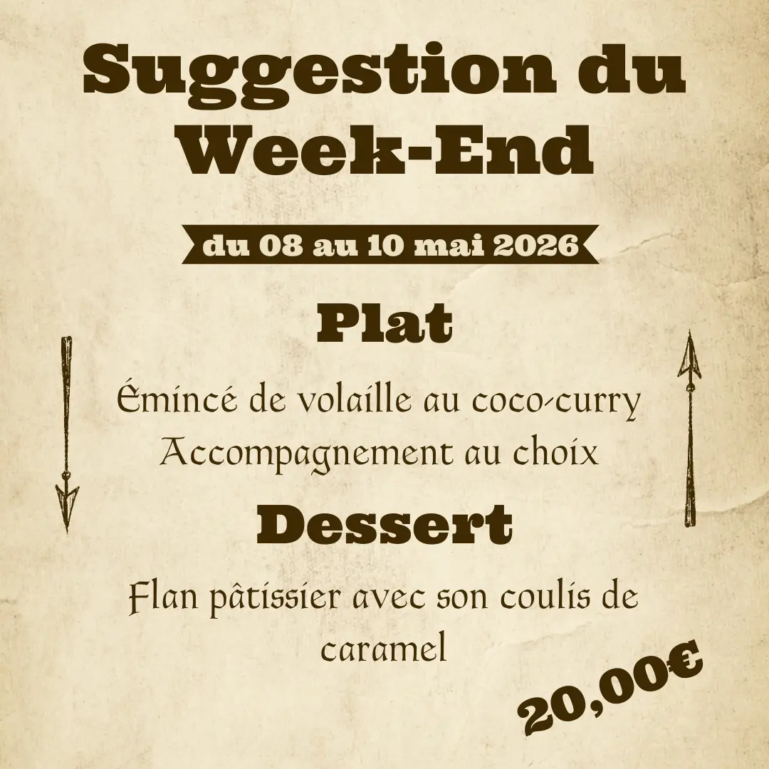 Suggestion du week-end du 08 au 11 mai 2025